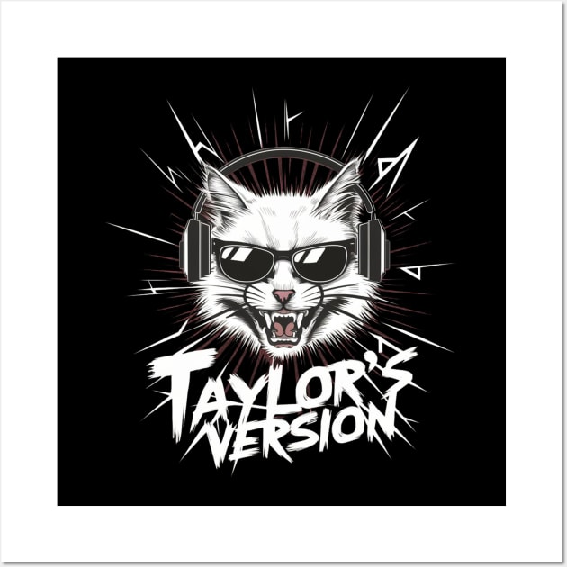 death metal taylors cat version Wall Art by Aldrvnd